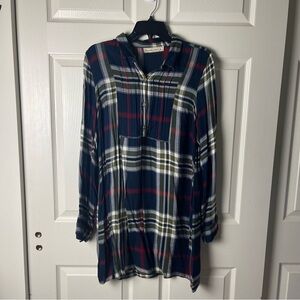 Abercrombie & Fitch Long Sleeve Plaid Dress